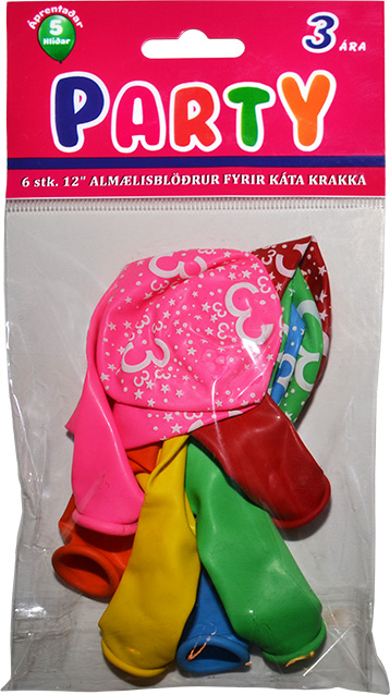 Latex blöðrur vörunr. 70603-00